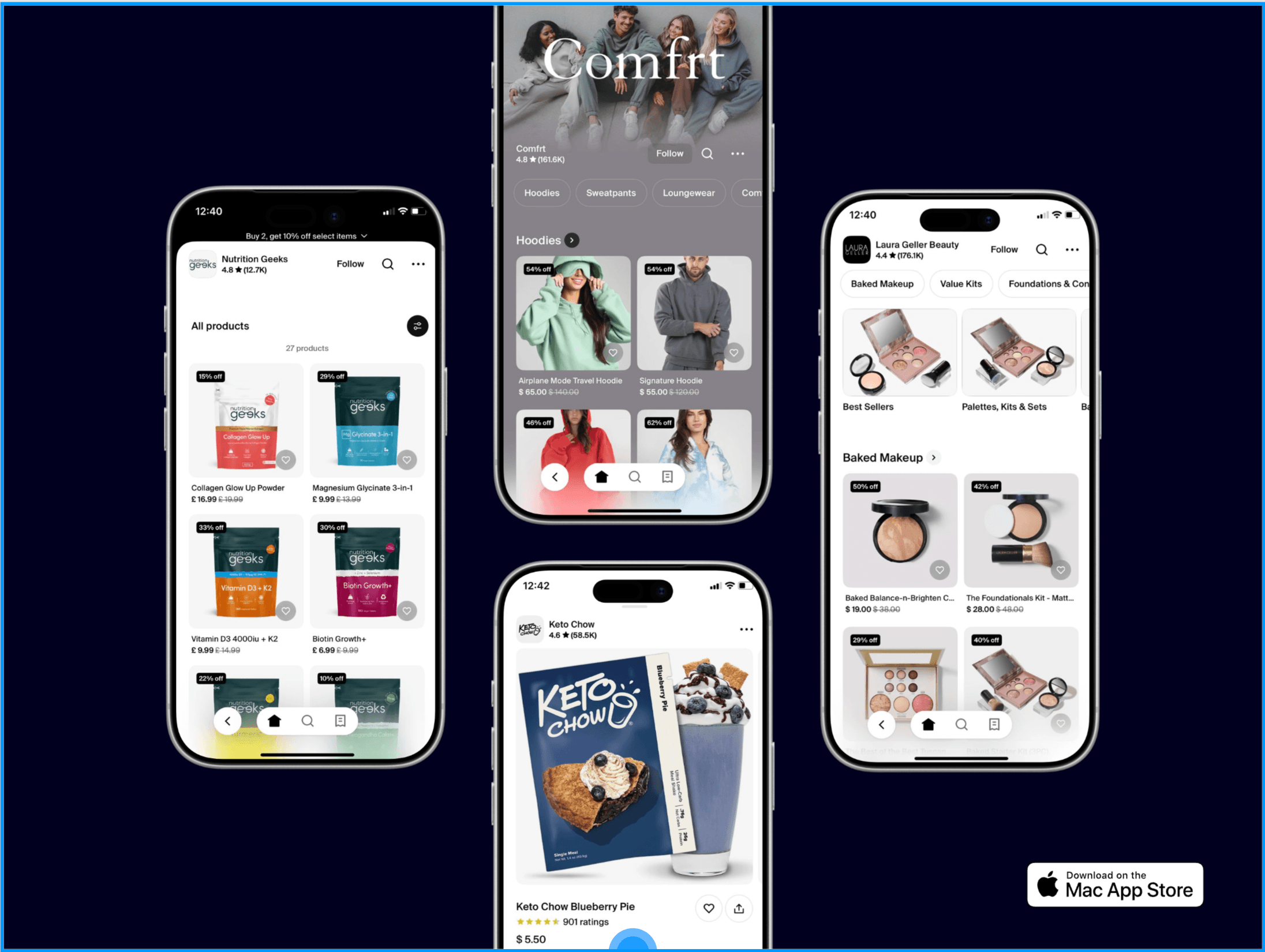 Ordering Platform mockup